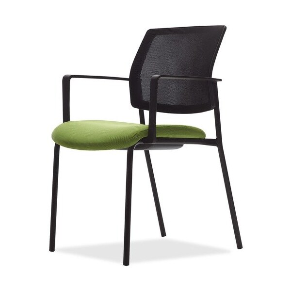 United Chair Co Chair, w/Arms, MeshBack, 22-1/4inx22-1/4inx33in, Spring/BK, UNCF32ECQA06 - main